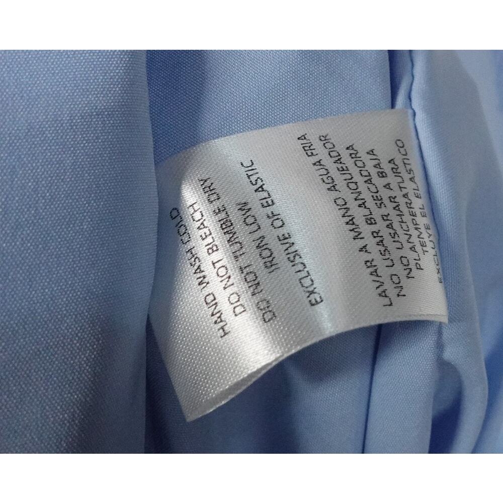 New Hyacinth House Mixed-Media Michaela Balloon Midi Dress Blue Women Plus XXL - Picture 9 of 13